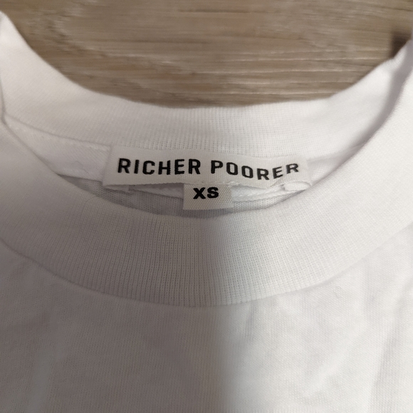 NWT, Richer Poorer long sleeve relaxed tee, xs - Picture 4 of 7